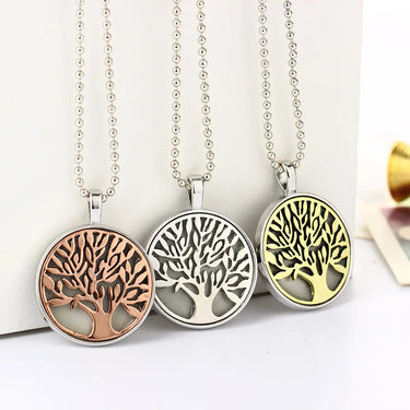 Two Tone Tree Of Life Necklace YourSoulPlace.com